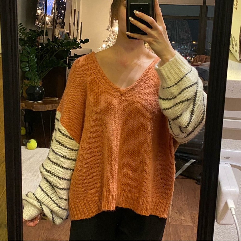 Free People V-neck Sweater